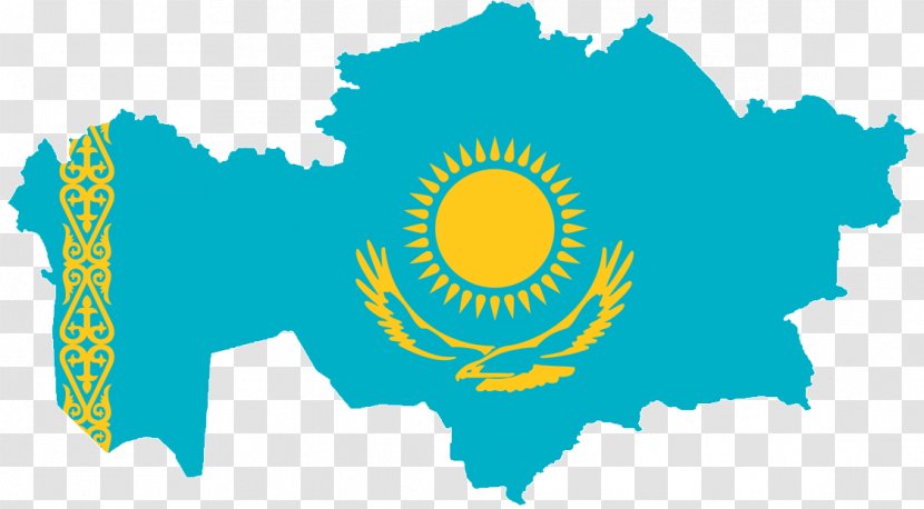 Taraz Kazakh Soviet Socialist Republic Flag Of Kazakhstan Map - World Transparent PNG
