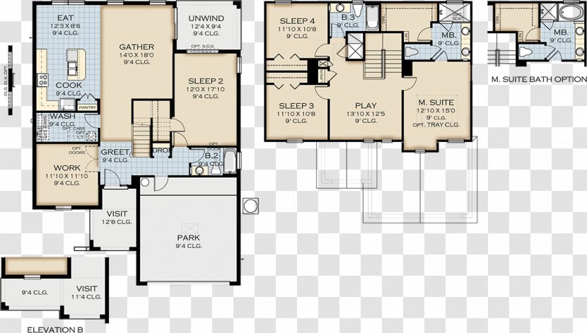 Floor Plan Square - Schematic - Design Transparent PNG