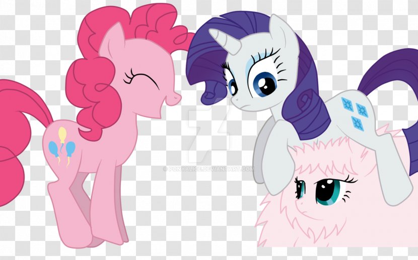 Pony Rarity Pinkie Pie Horse - Silhouette - Puff Transparent PNG