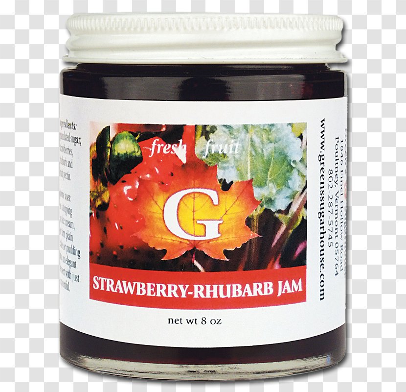 Pancake Jam Gelatin Dessert Stuffing Erdbeerkonfitüre - Garden Rhubarb - Strawberry Transparent PNG