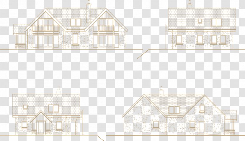 Architecture House Property /m/02csf Line Art - Building Transparent PNG