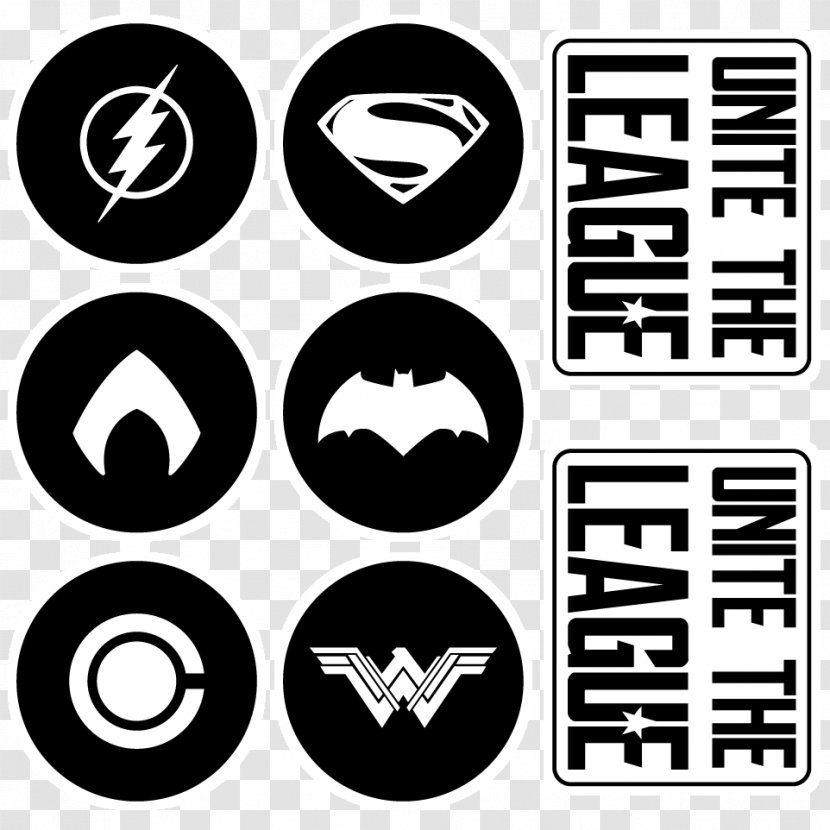 Justice League Decorative Arts Font Logo Pattern - Brand - Wall Decals Transparent PNG