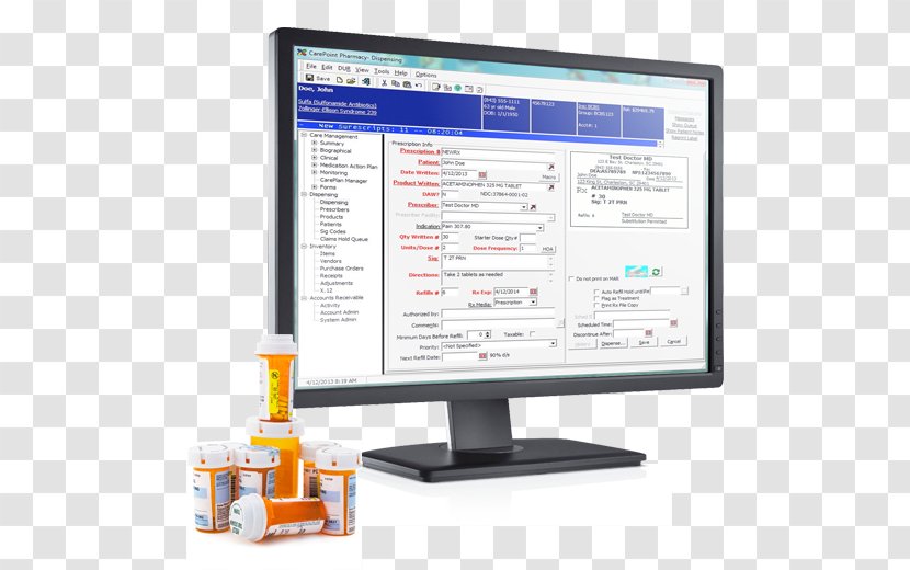 Computer Monitors Software Pharmacy System - Technology - Pharmaceutical Care Transparent PNG