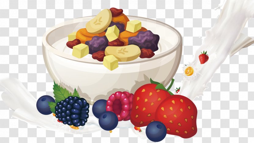 Yogurt Milk Frutti Di Bosco Fruit - Stock Photography Transparent PNG