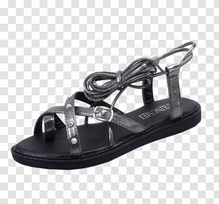 Sandal Designer - Shoe - Silver Sandals Transparent PNG