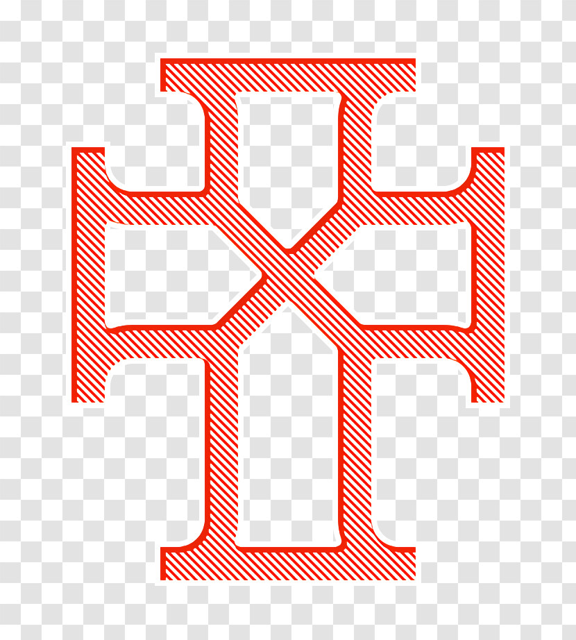 Medieval Icon Cross Icon Transparent PNG