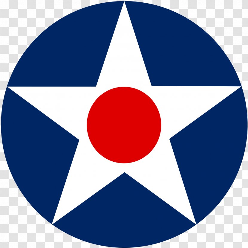 United States Army Air Corps Roundel Military Aircraft Insignia - Armed Forces - Forcess Transparent PNG
