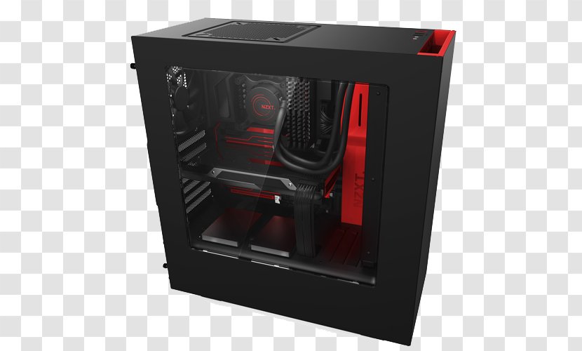 Computer Cases & Housings Power Supply Unit Nzxt ATX Gaming Transparent PNG