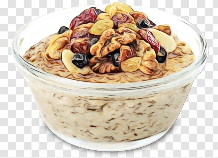 Vegetarian Cuisine Breakfast Porridge Breakfast Cereal Oatmeal Transparent PNG