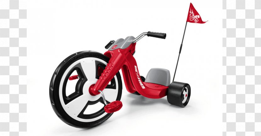 Radio Flyer Big Motorized Tricycle Wheel - Kick Scooter - Bicycle Transparent PNG