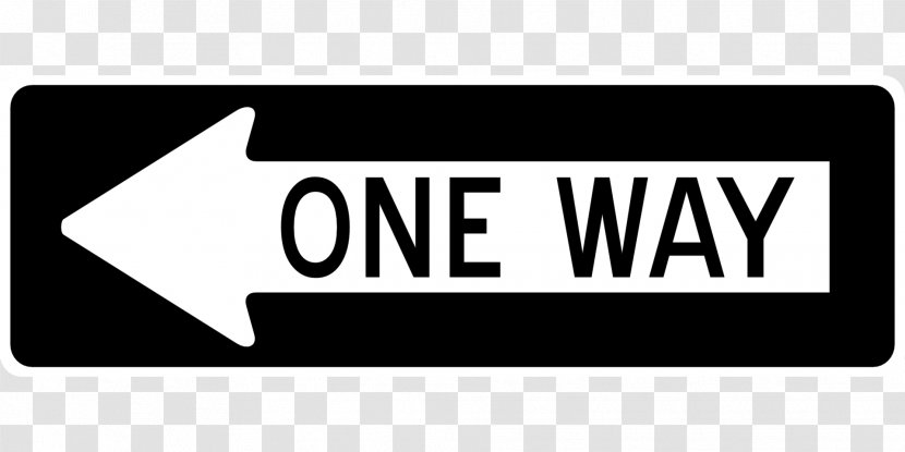 One-way Traffic Sign Manual On Uniform Control Devices Road - Oneway - One's Way Home Transparent PNG