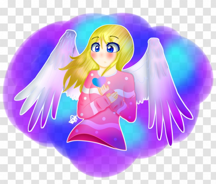 Desktop Wallpaper Cartoon Computer Legendary Creature - Angel Transparent PNG