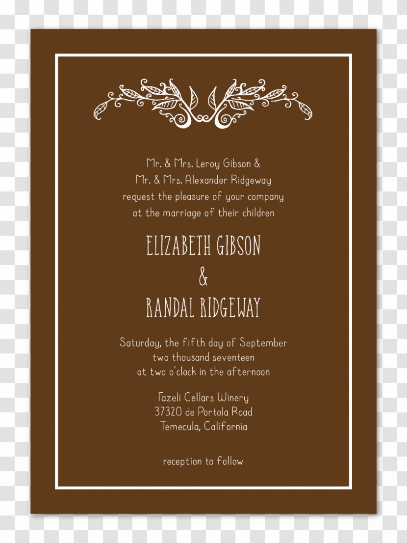 Wedding Invitation Convite Font Transparent PNG