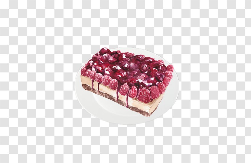 Cheesecake Mousse Food Illustration - Cream - Cake Transparent PNG