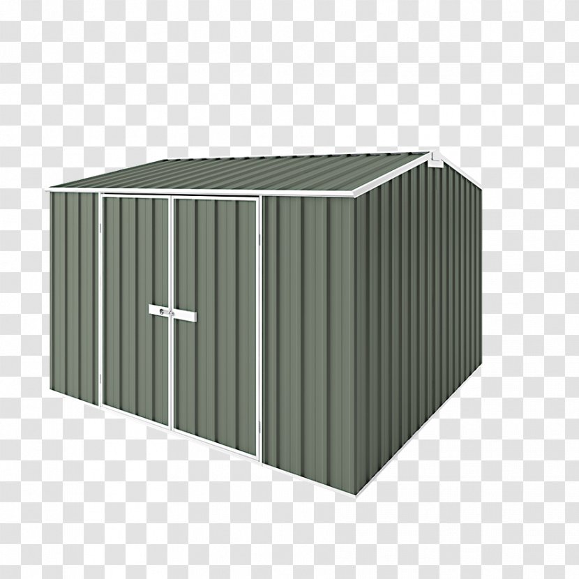 Shed Gardening Gable Roof Garage - Back Garden - House Transparent PNG