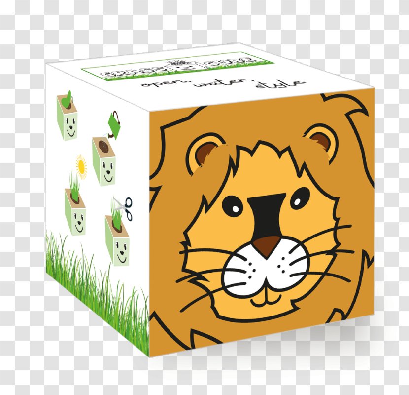 Tiger Lion Green Animal Ryegrass - Box Transparent PNG