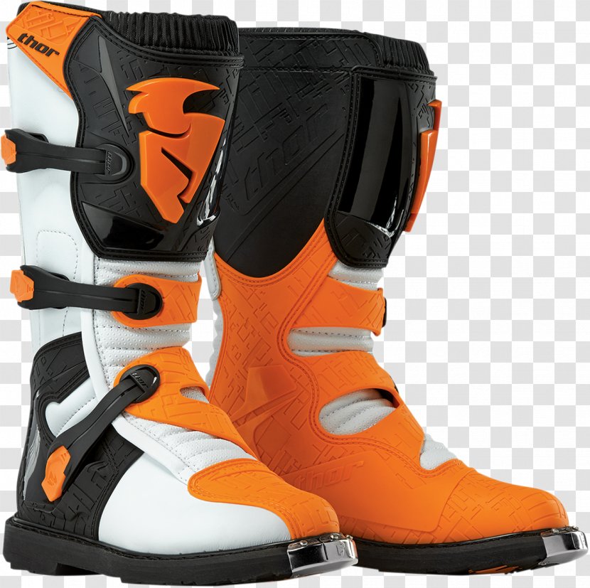Motorcycle Boot Motocross Thor - Shoe Transparent PNG