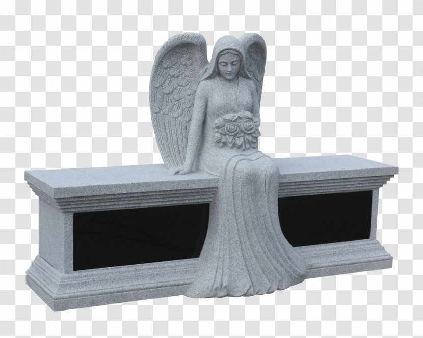 Cemetery Memorial Bench Statue South Dakota - Granite - Stone Transparent PNG
