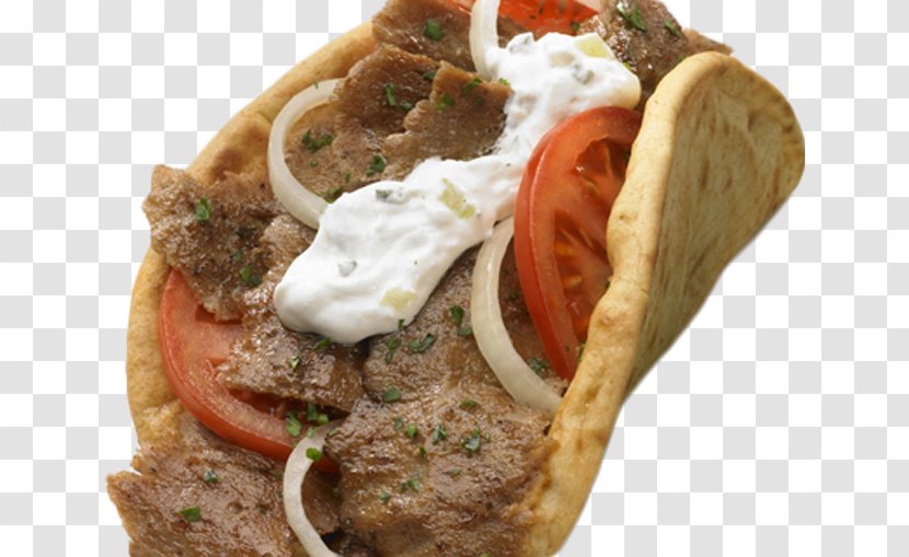 Gyro Mediterranean Cuisine Greek Tzatziki Pita - Cooking Transparent PNG