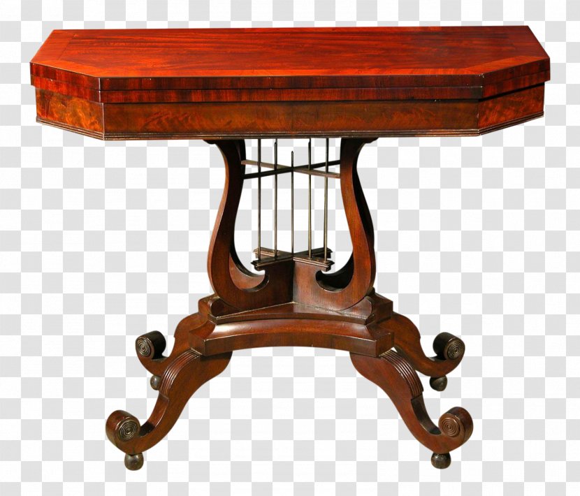 Table Antique - Wood - Classical Mullion Transparent PNG