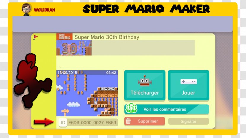 Super Mario Maker Bros. World Wii U - Play - Bros Transparent PNG