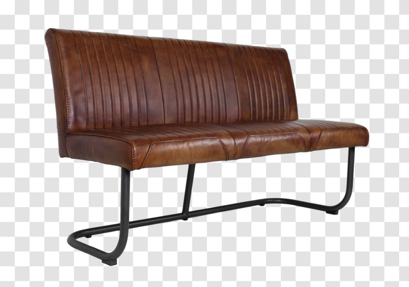 Water Buffalo Leather Metal Couch Eettafel - Beslistnl - Chair Transparent PNG