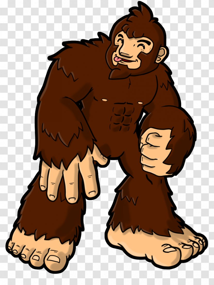 Bigfoot Drawing Cartoon Clip Art - Cliparts Transparent PNG