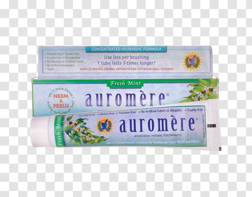 Mouthwash Auromere Herbal Toothpaste Ayurveda Transparent PNG