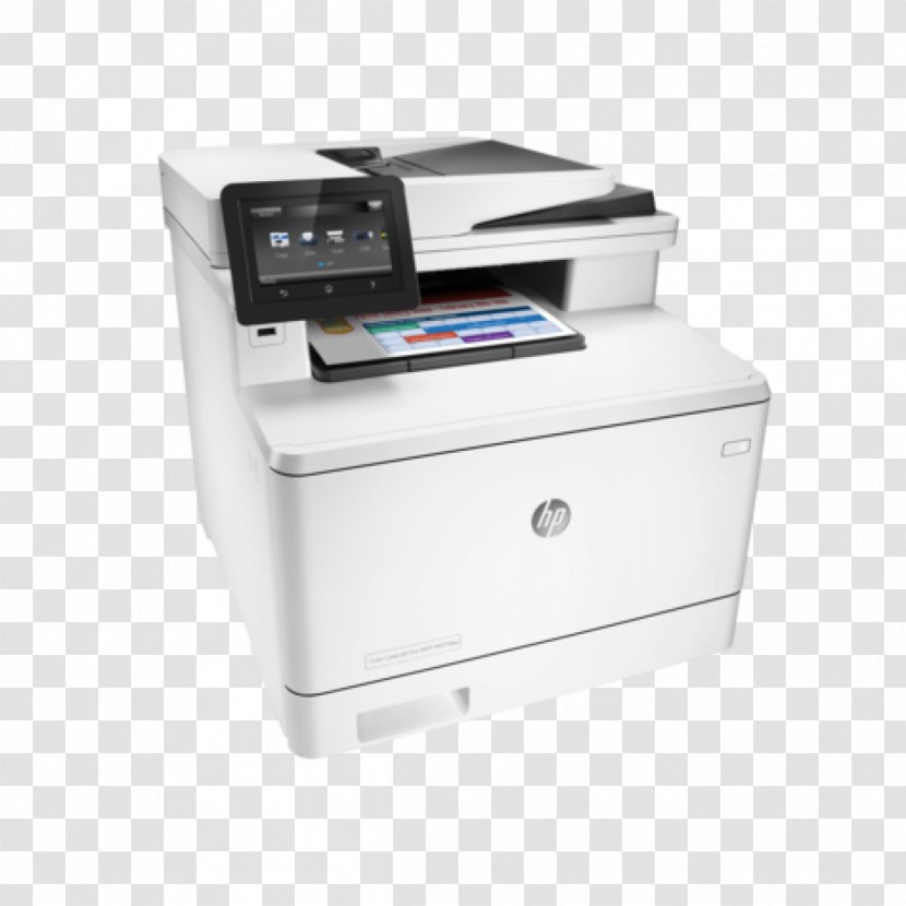 Hewlett-Packard HP LaserJet Pro M477 Multi-function Printer Laser Printing - Fax - 15 Años Transparent PNG
