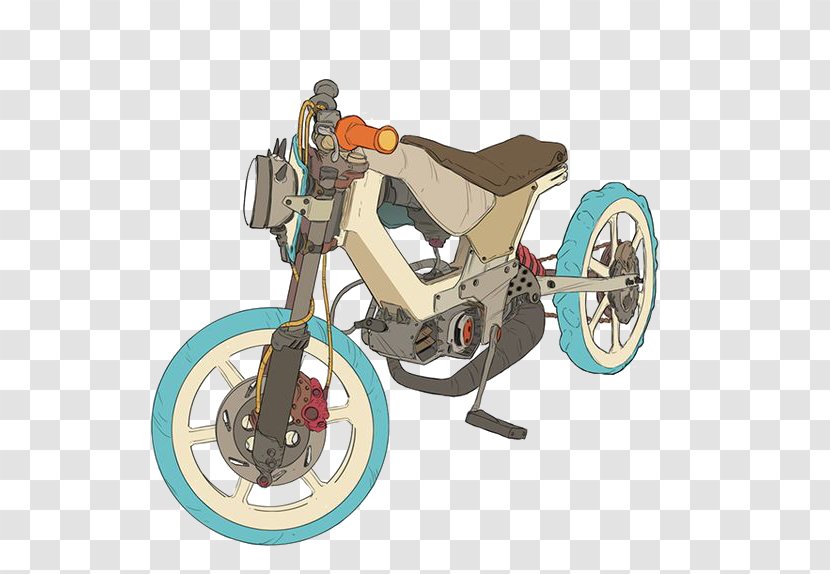 Character Model Sheet Concept Art Illustration - Drawing - Motorcycle Transparent PNG