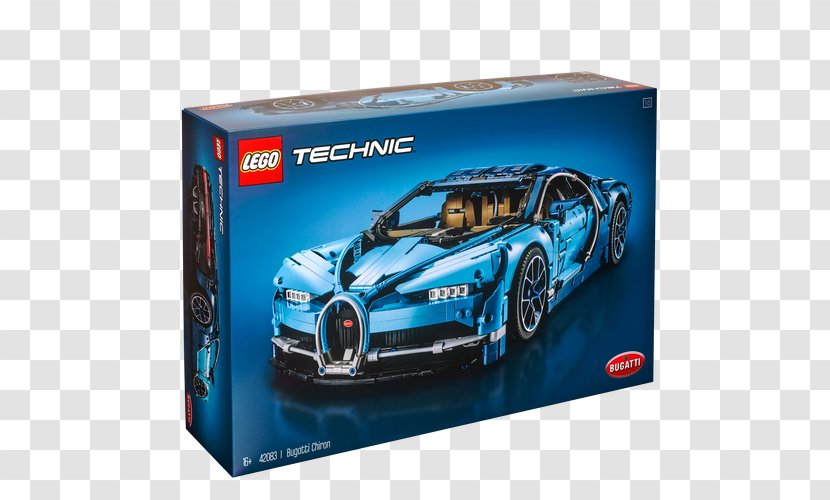 Bugatti Chiron Lego Technic The Group - Sports Car Transparent PNG