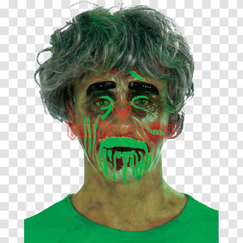 Forehead Jaw Biological Hazard Mask Male - Ghoul Transparent PNG