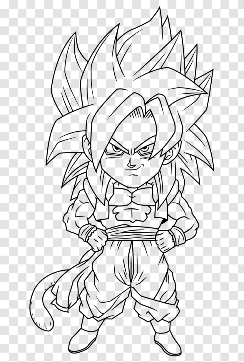 Goku Gogeta Baby Drawing Super Saiyan - Flower Transparent PNG