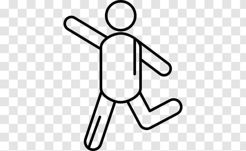 Sport Clip Art - Finger - Stick Figure Running Transparent PNG