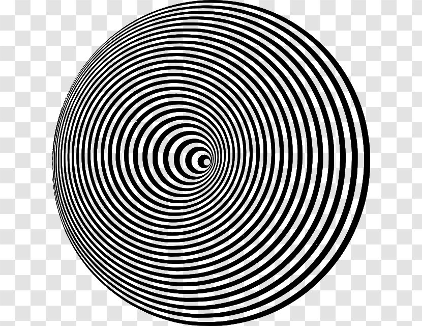 Optical Illusion Optics Circle Eye - Visual Perception Transparent PNG
