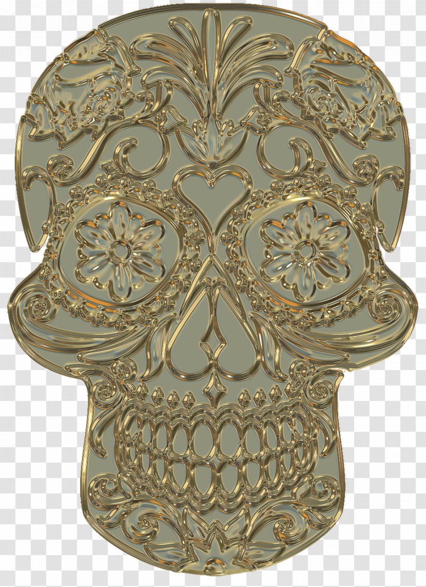 Image Sticker PicsArt Photo Studio Mirror - Blue - Skull Indian Transparent PNG