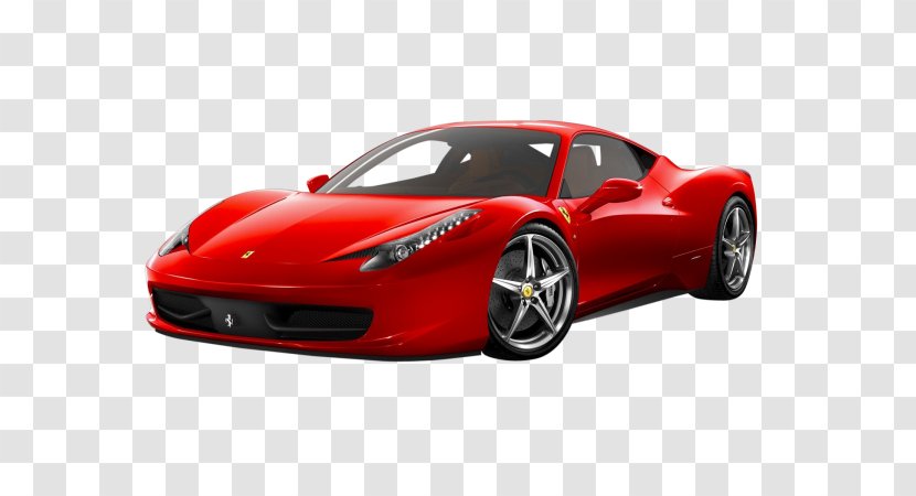 2012 Ferrari 458 Italia Car 2014 612 Scaglietti - Vector Transparent PNG