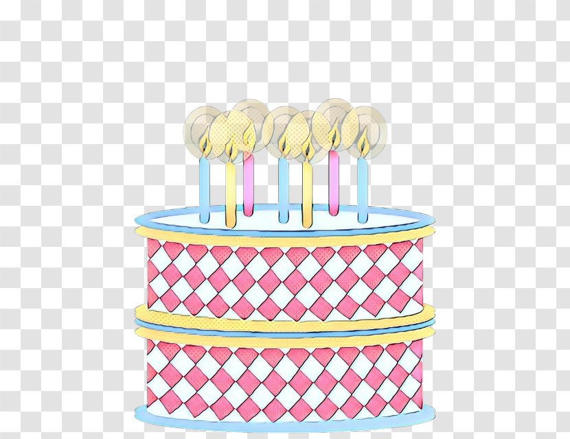 Pink Birthday Cake - Dessert Food Transparent PNG