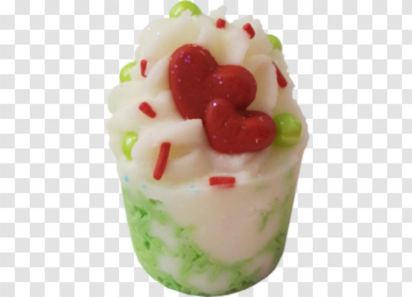 Mojito Strawberry Daiquiri Ice Cream Cupcake - Dish Transparent PNG