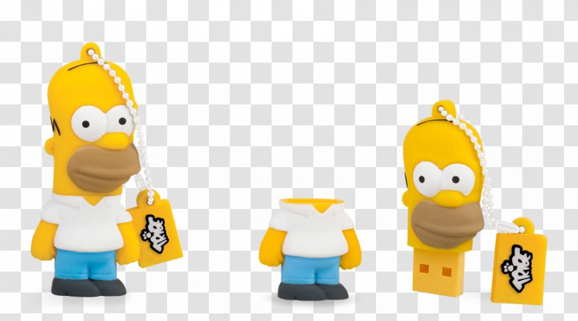 Homer Simpson The Simpsons: Tapped Out USB Flash Drives Computer Data Storage - Stuffed Toy Transparent PNG