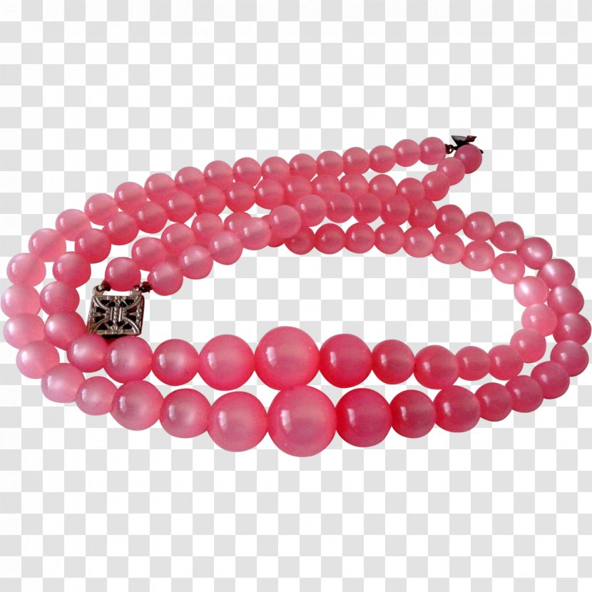Bracelet Bead Pink M Gemstone Jewellery Transparent PNG
