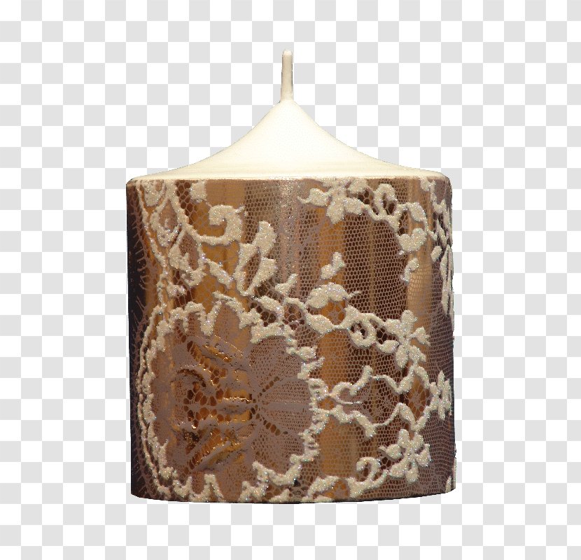 Beeswax Gold Candle Silver Table Transparent PNG