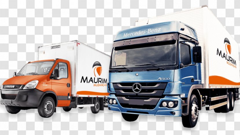 Maurim Mudanças Commercial Vehicle Transport Truck Mover Transparent PNG