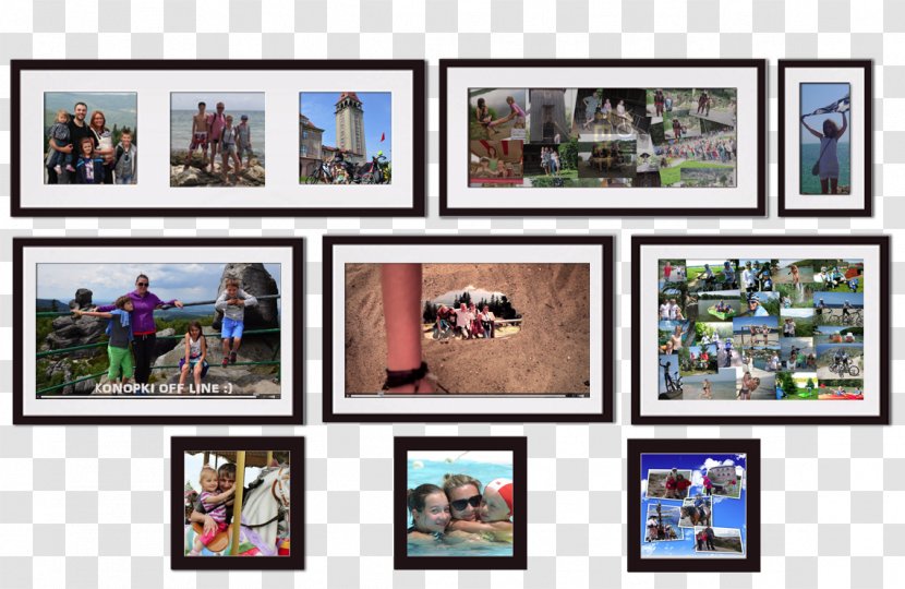 Picture Frames Collage Recreation Transparent PNG
