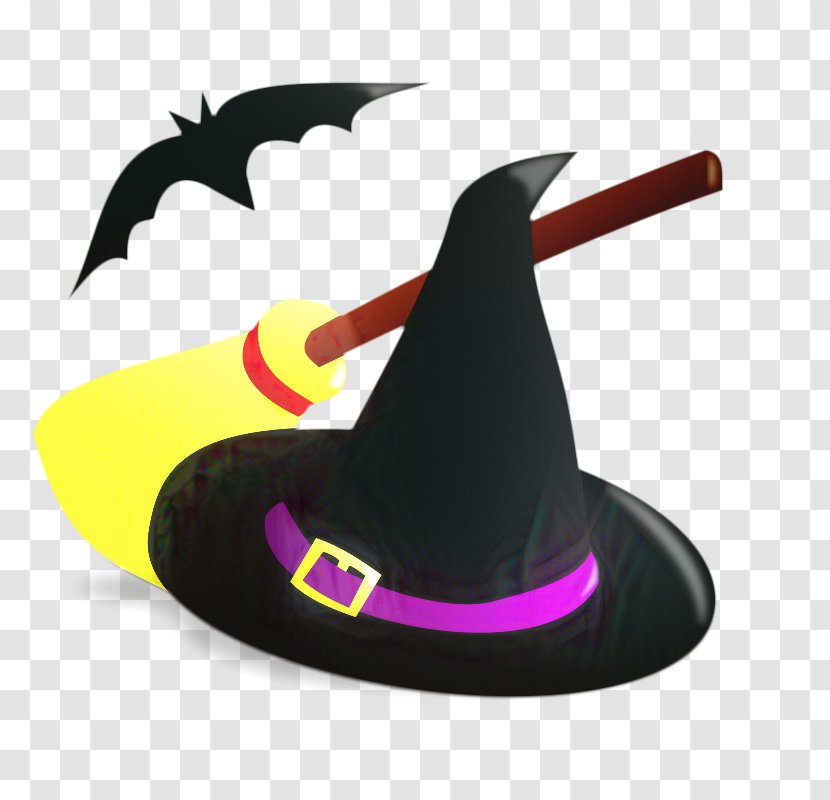 Witch Cartoon - Hat - Cap Costume Accessory Transparent PNG