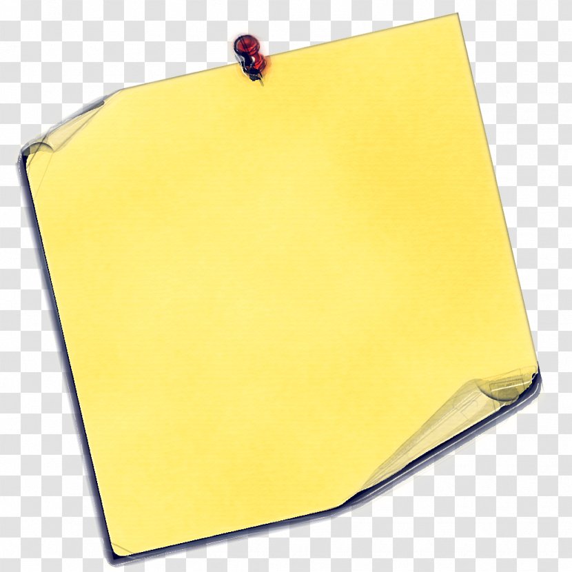 Post-it Note - Yellow - Paper Product Transparent PNG