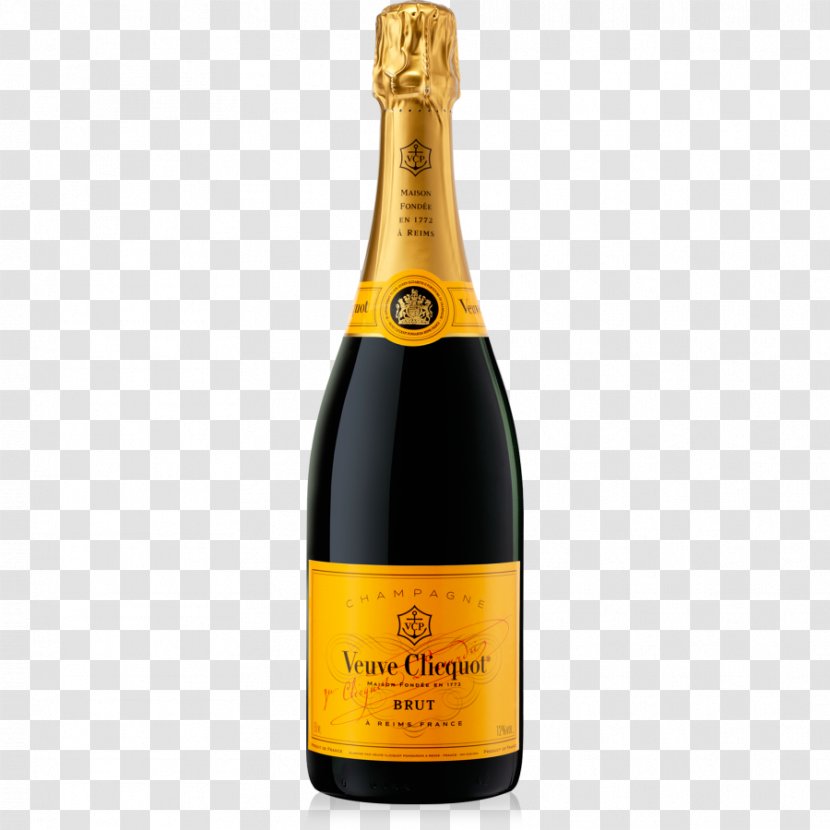 Champagne Wine Bollinger Veuve Clicquot Pinot Meunier - Noir - Bottle Transparent PNG