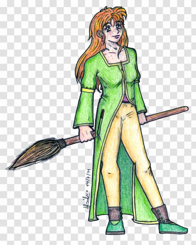 Illustration Human Costume Cartoon Legendary Creature - Watercolor - Ginny Weasley Art Transparent PNG