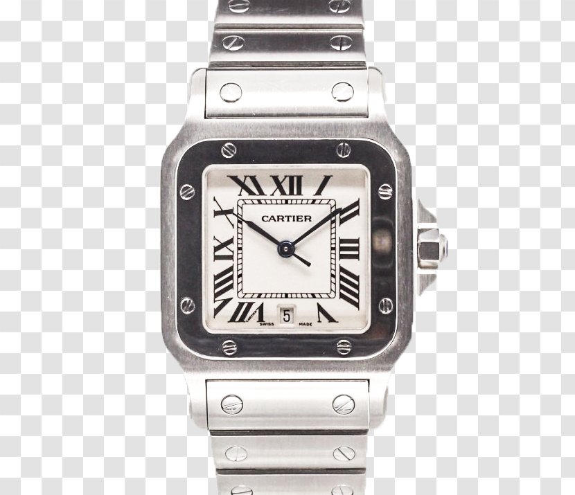 Iconic Watches Cartier Santos Watch Strap Transparent PNG