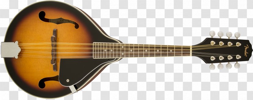 Mandolin Acoustic-electric Guitar Musical Instruments Acoustic - Silhouette Transparent PNG